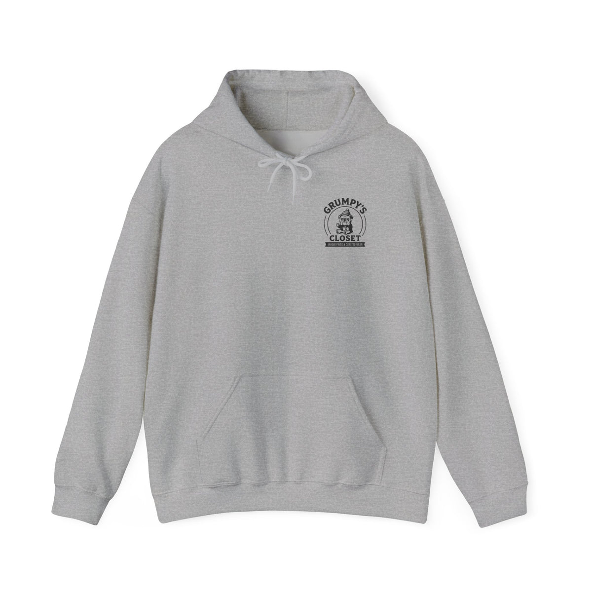 Grumpy's Closet Logo Hoodie | Unisex Graphic Pullover