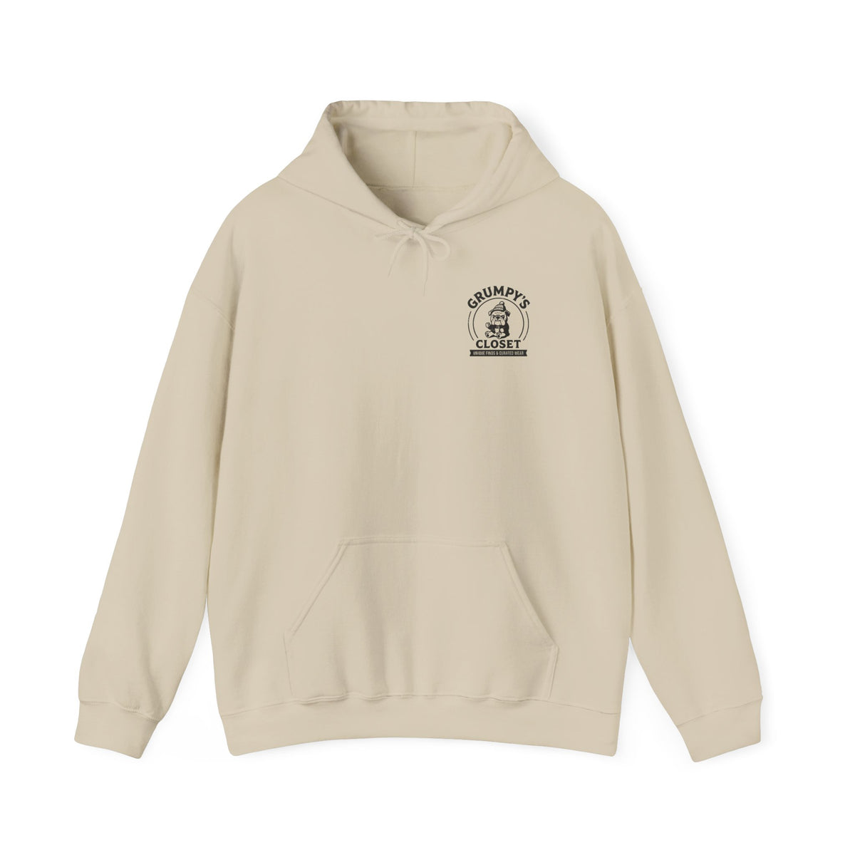 Grumpy's Closet Logo Hoodie | Unisex Graphic Pullover