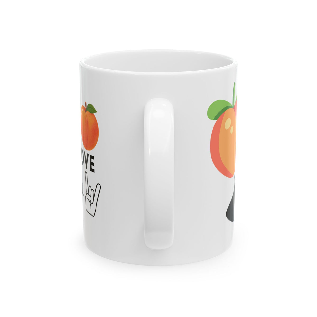 Peach Love Rock & Roll Mug | 11 oz & 15 oz