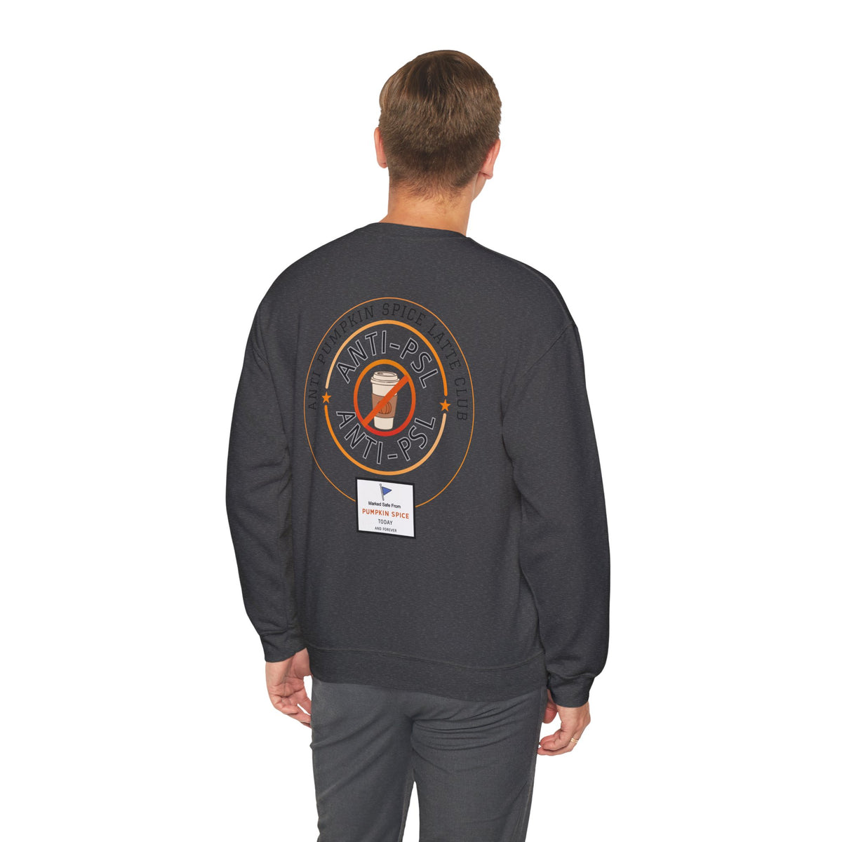 Anti Pumpkin Spice Club Crewneck | Marked Safe Fall Sweatshirt