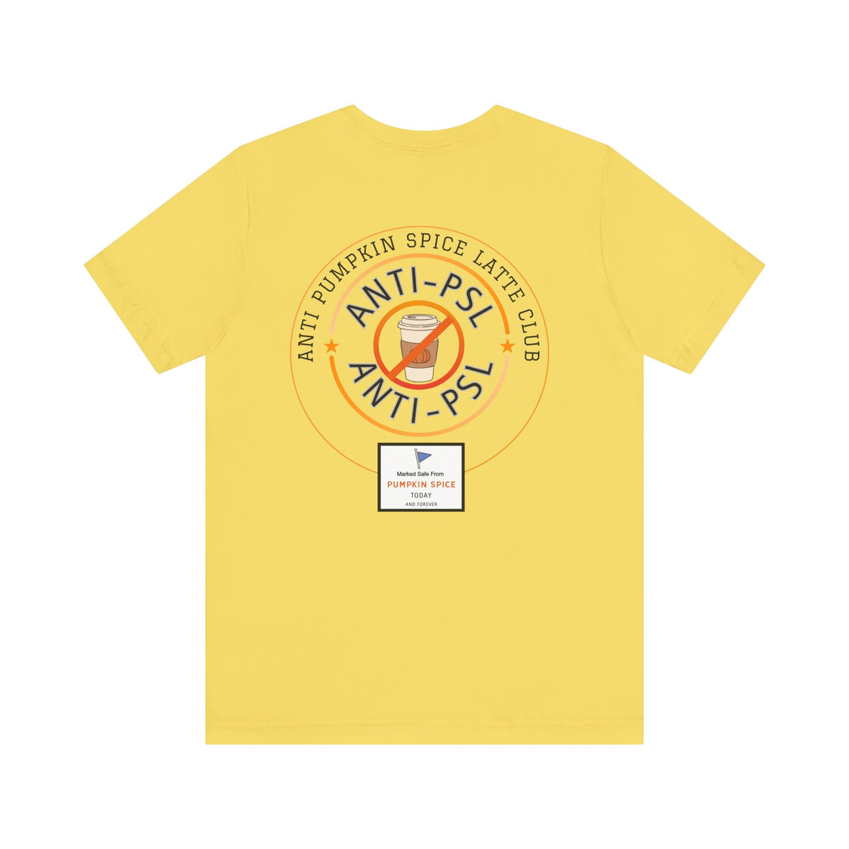 Anti Pumpkin Spice Shirt, Funny Marked Safe Fall Tee, Sarcastic Anti PSL Graphic Tshirt, Comfort Colors 1717 Autumn Holiday Apparel