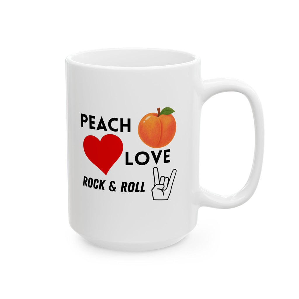 Peach Love Rock & Roll Mug | 11 oz & 15 oz