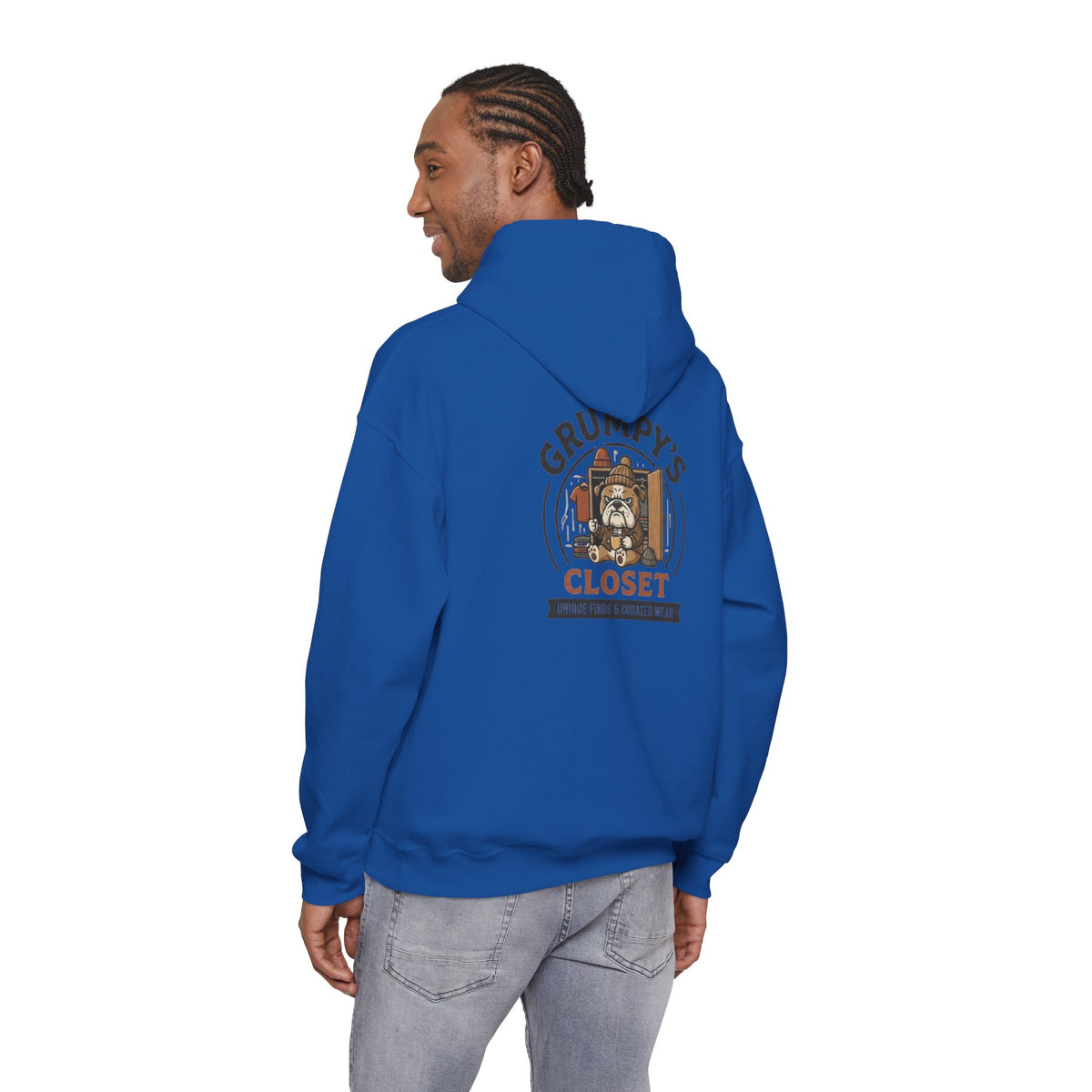 Grumpy's Closet Logo Hoodie | Unisex Graphic Pullover