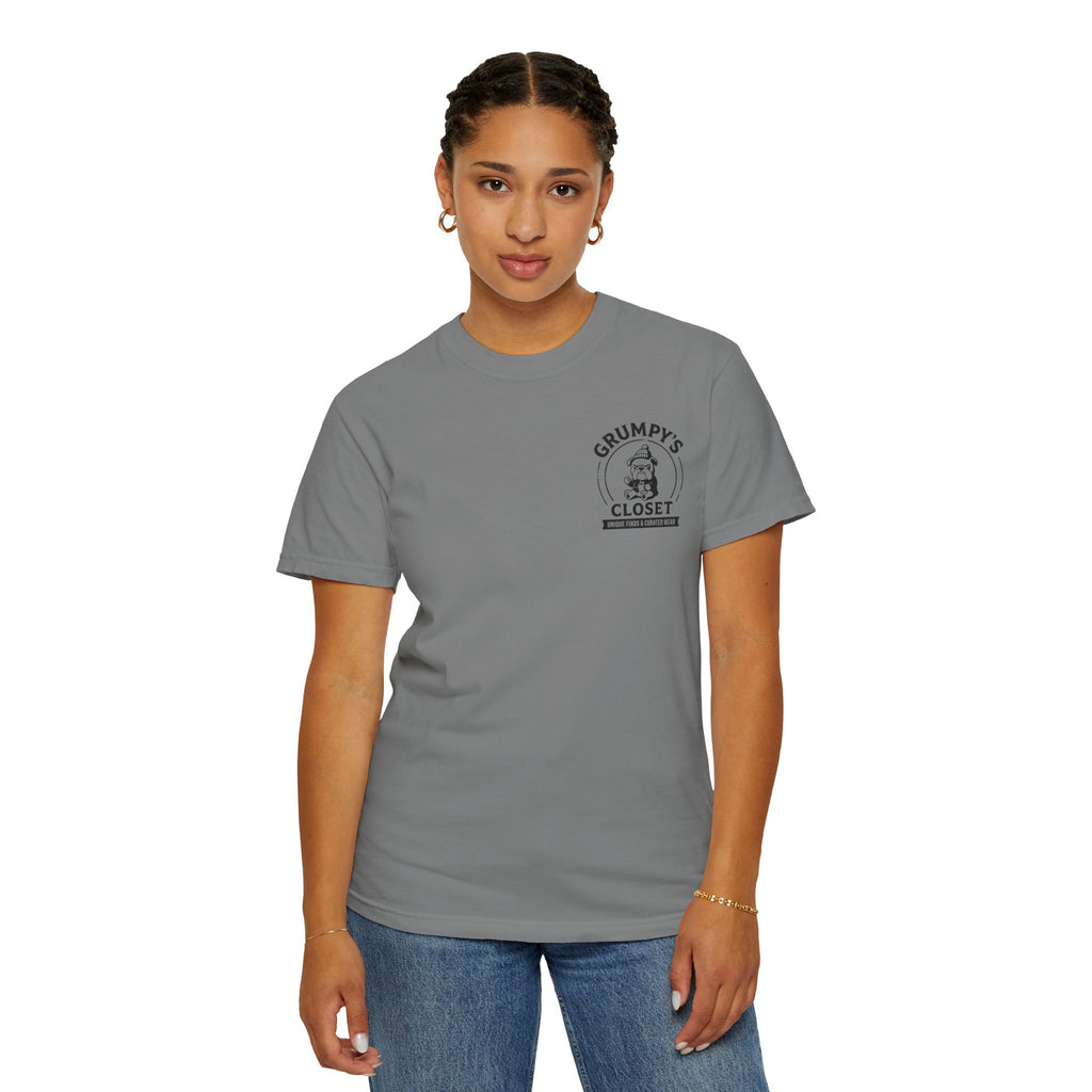Grumpy’s Closet Bulldog Logo T-Shirt | Garment-Dyed Graphic Tee