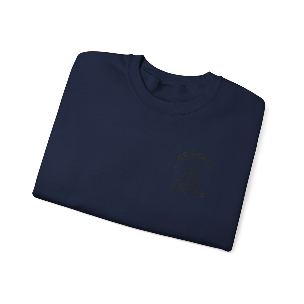 Grumpy’s Closet Crewneck Sweatshirt | Cozy Logo Pullover