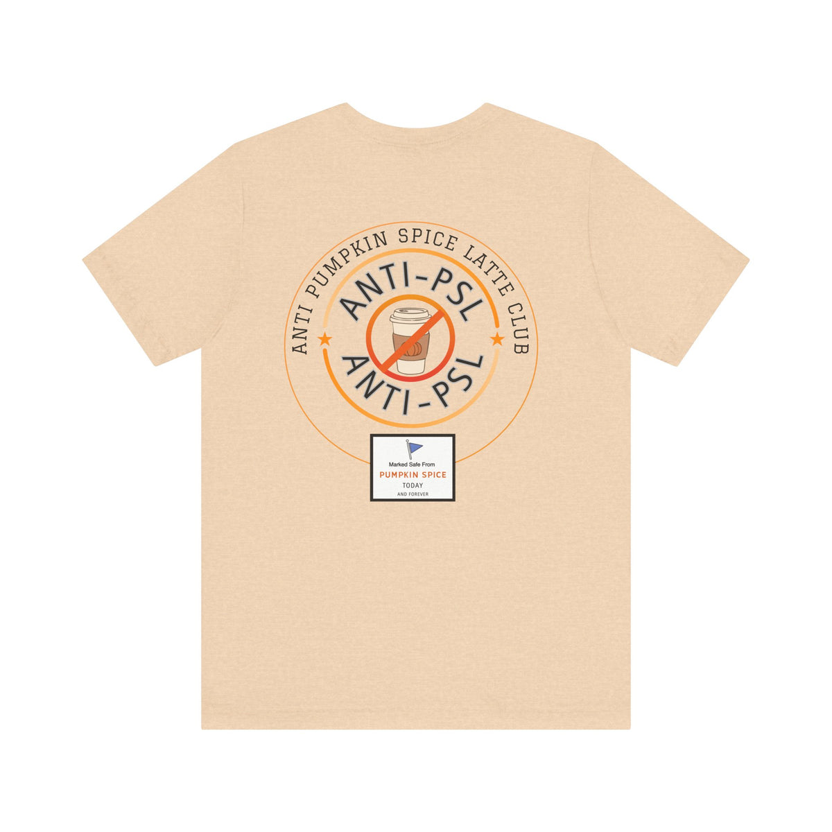 Anti Pumpkin Spice Shirt, Funny Marked Safe Fall Tee, Sarcastic Anti PSL Graphic Tshirt, Comfort Colors 1717 Autumn Holiday Apparel