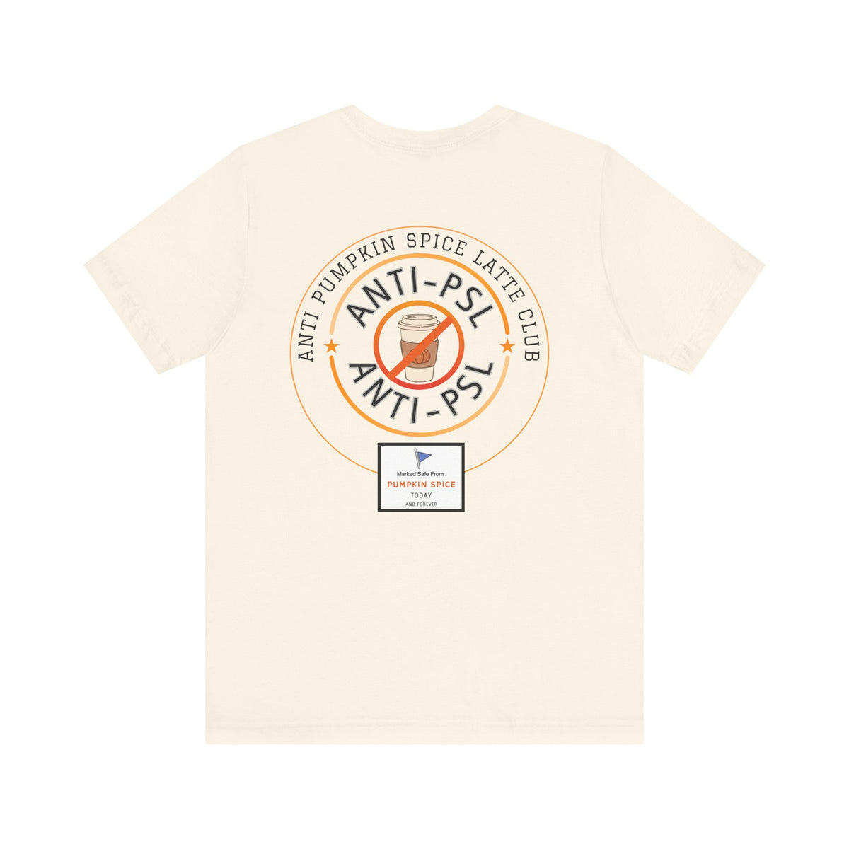Anti Pumpkin Spice Shirt, Funny Marked Safe Fall Tee, Sarcastic Anti PSL Graphic Tshirt, Comfort Colors 1717 Autumn Holiday Apparel