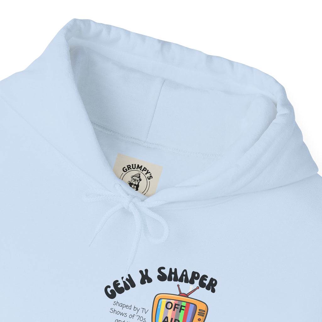 Gen X 70s & 80s TV Shows Bingo Hoodie | Retro Nostalgia Sweatshirt