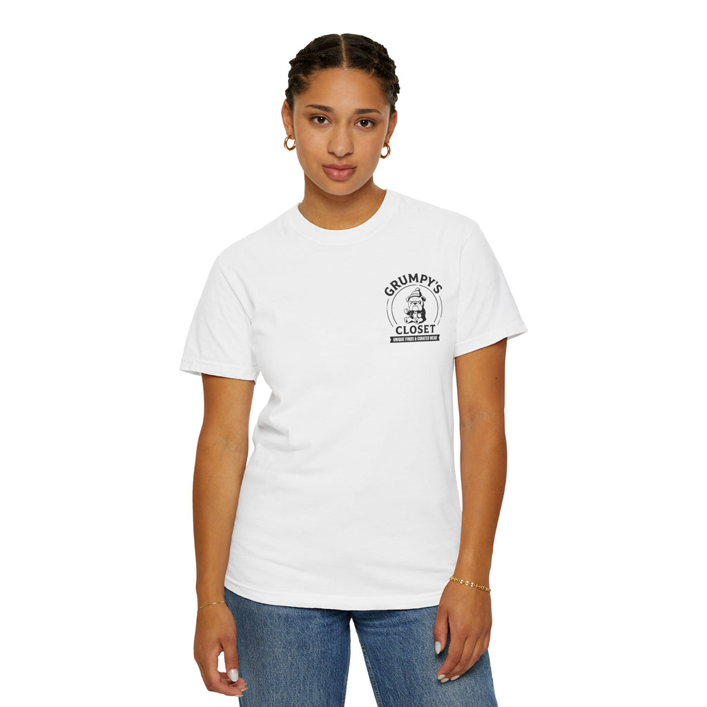 Grumpy’s Closet Bulldog Logo T-Shirt | Garment-Dyed Graphic Tee