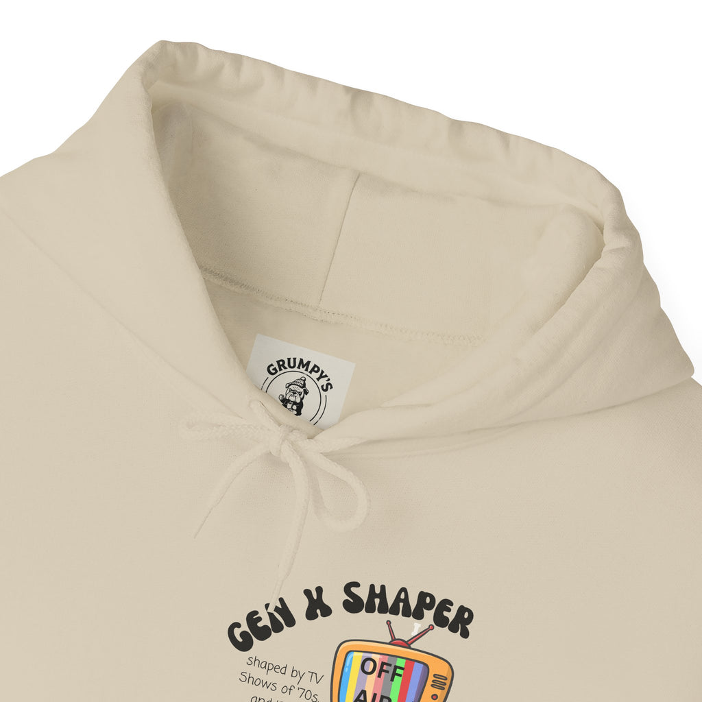 Gen X 70s & 80s TV Shows Bingo Hoodie | Retro Nostalgia Sweatshirt