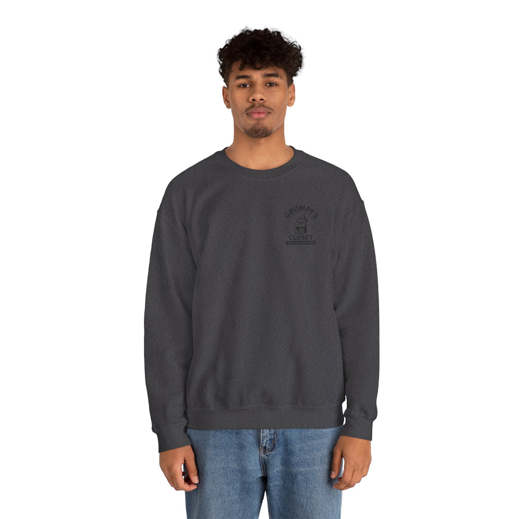 Grumpy’s Closet Crewneck Sweatshirt | Cozy Logo Pullover