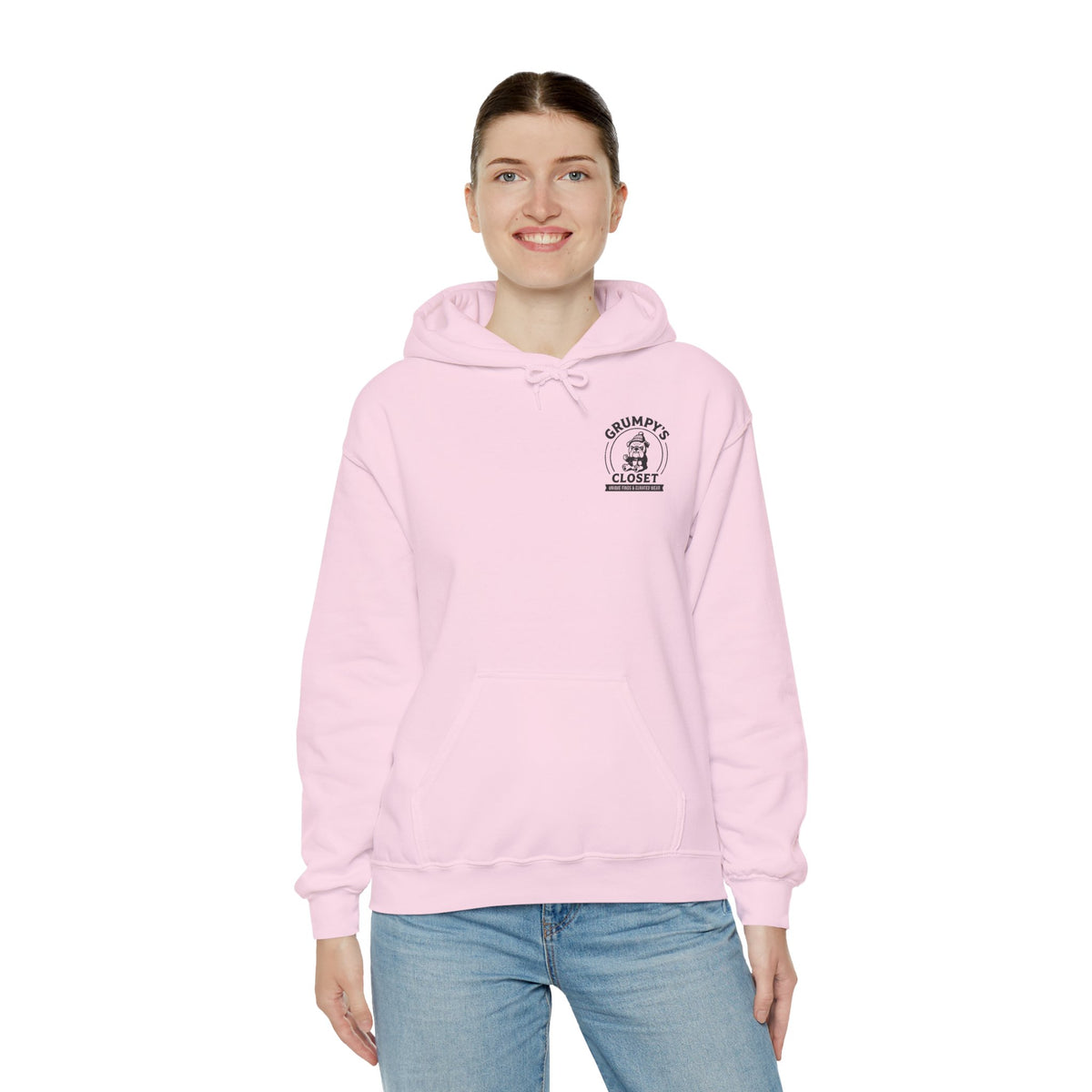 Grumpy's Closet Logo Hoodie | Unisex Graphic Pullover