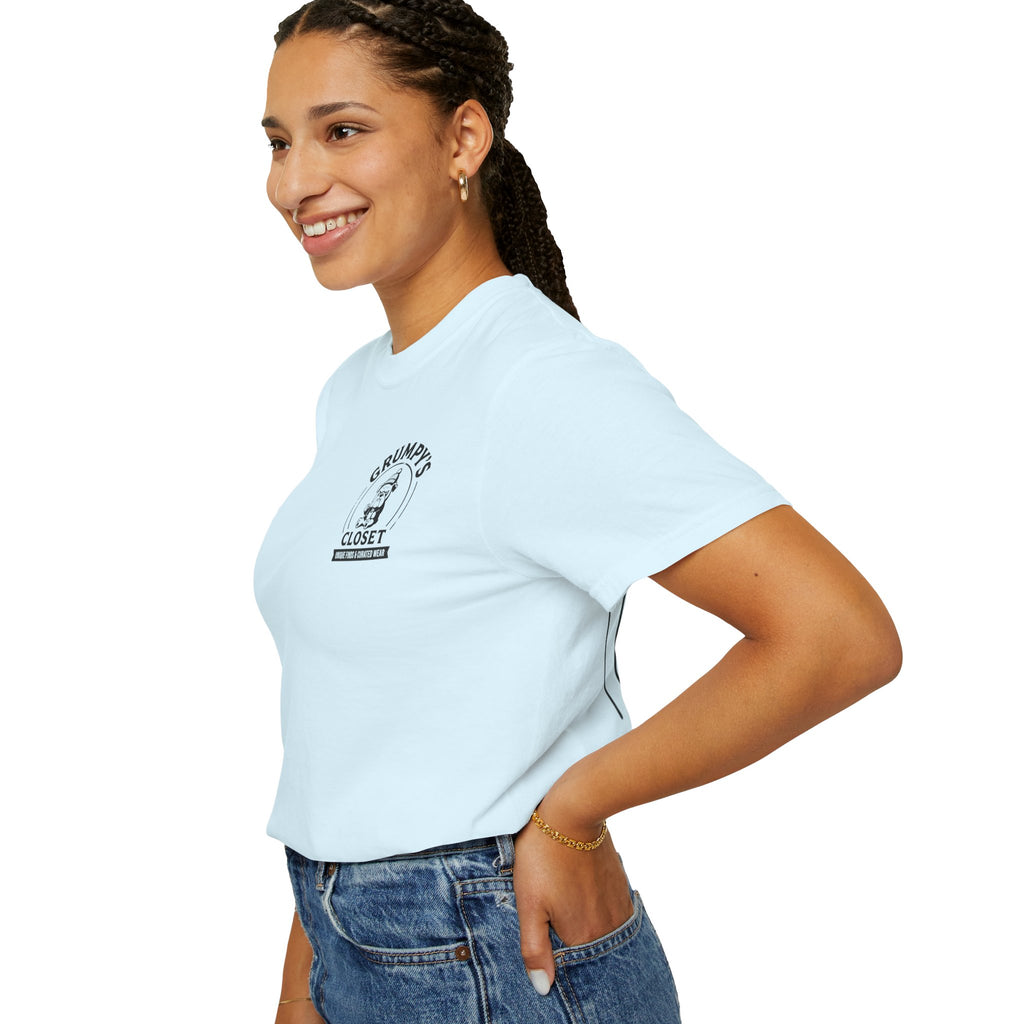 Grumpy’s Closet Bulldog Logo T-Shirt | Garment-Dyed Graphic Tee
