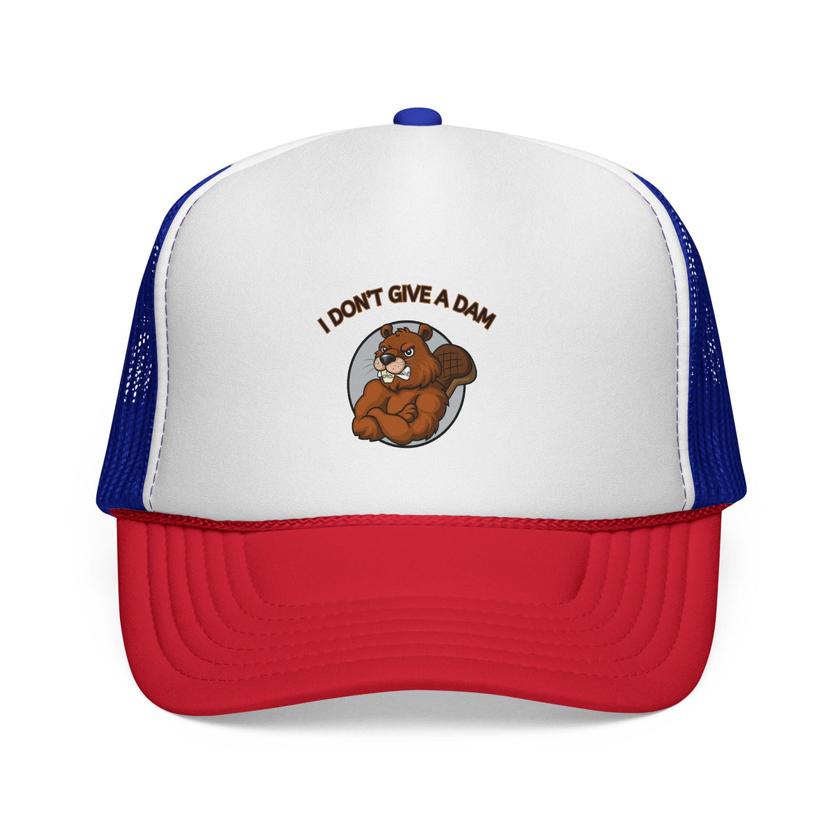 I Don’t Give a Dam Beaver Trucker Cap | Funny Animal Hat