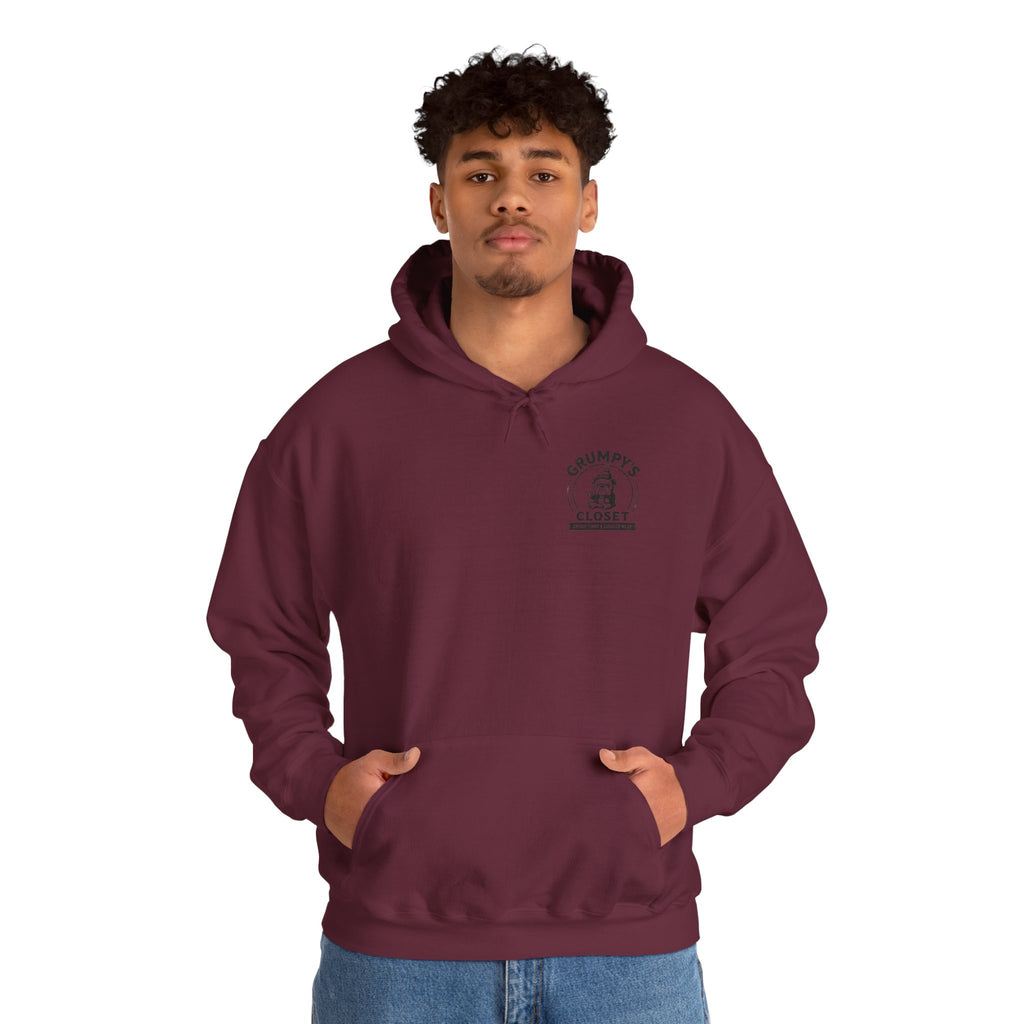 Grumpy's Closet Logo Hoodie | Unisex Graphic Pullover