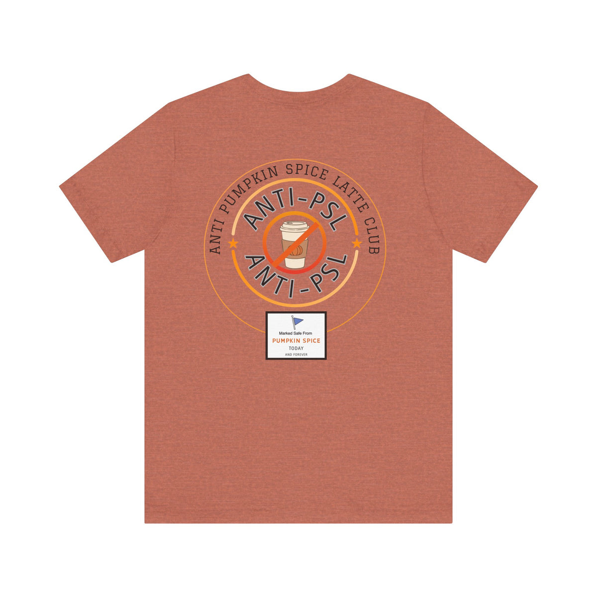 Anti Pumpkin Spice Shirt, Funny Marked Safe Fall Tee, Sarcastic Anti PSL Graphic Tshirt, Comfort Colors 1717 Autumn Holiday Apparel