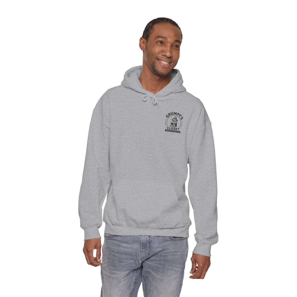 Grumpy's Closet Logo Hoodie | Unisex Graphic Pullover