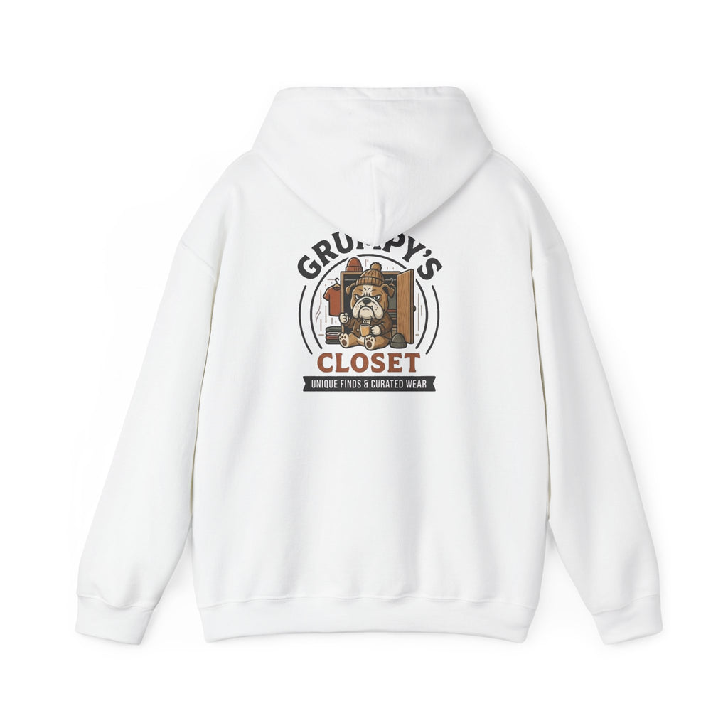 Grumpy's Closet Logo Hoodie | Unisex Graphic Pullover