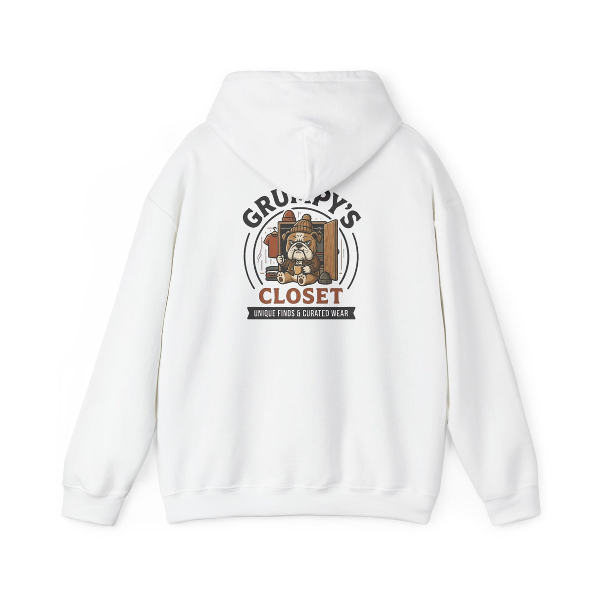 Grumpy's Closet Logo Hoodie | Unisex Graphic Pullover