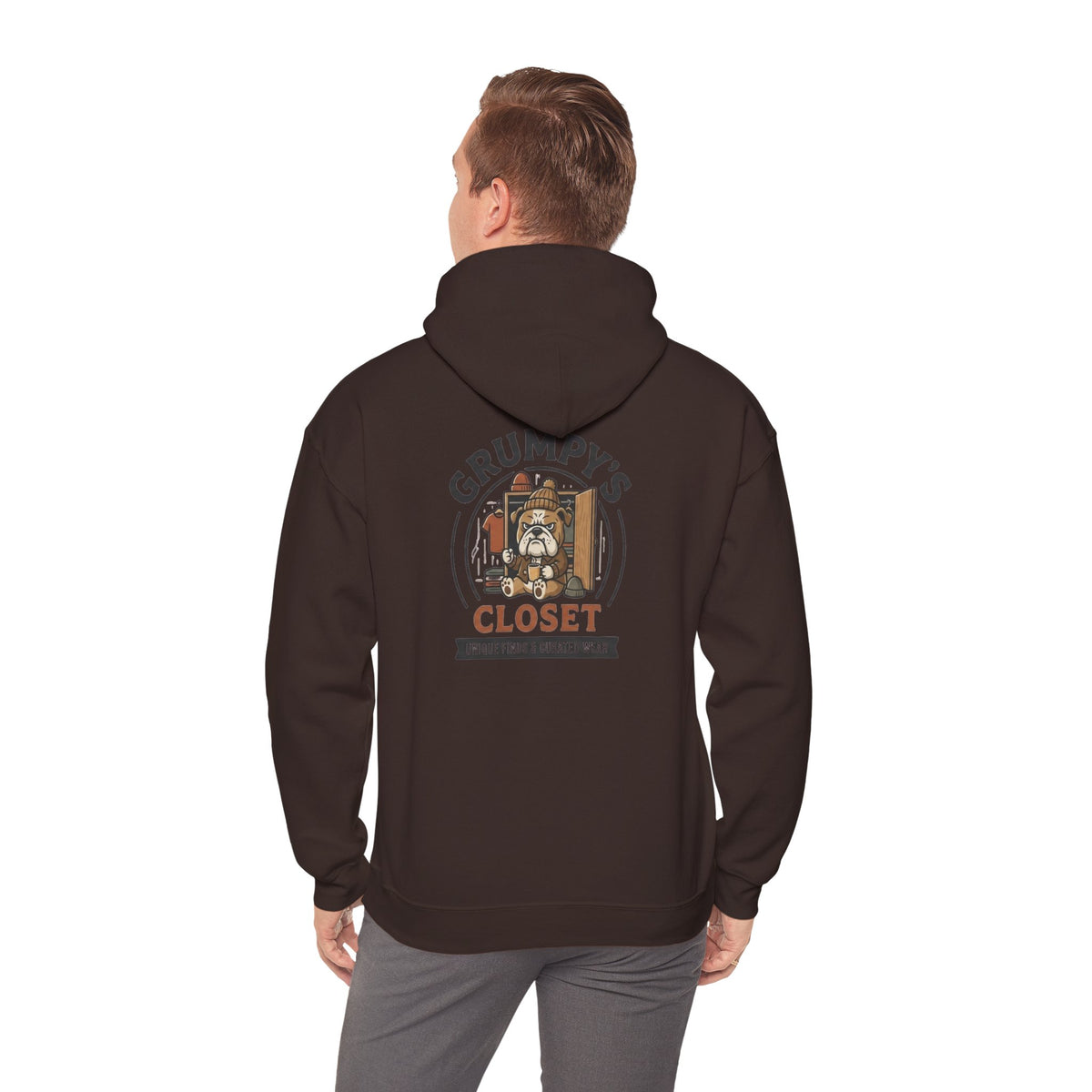 Grumpy's Closet Logo Hoodie | Unisex Graphic Pullover