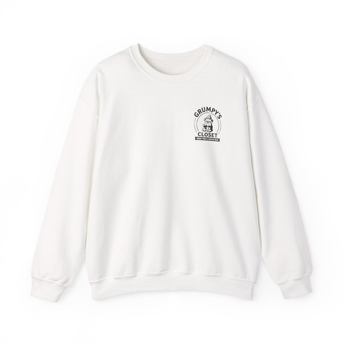 Grumpy’s Closet Crewneck Sweatshirt | Cozy Logo Pullover