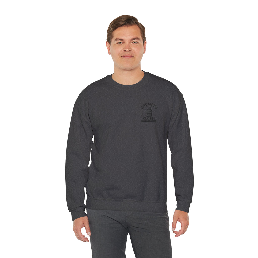 Grumpy’s Closet Crewneck Sweatshirt | Cozy Logo Pullover