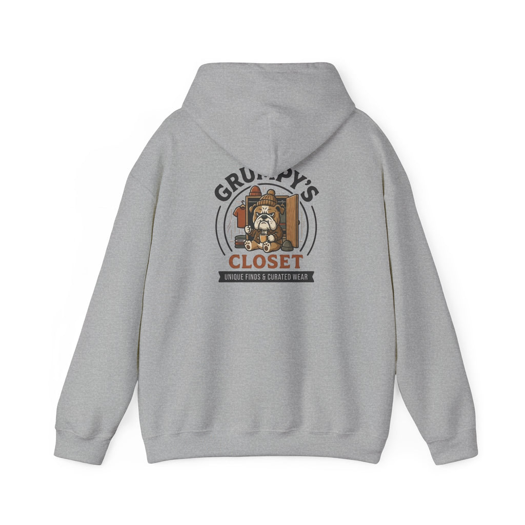Grumpy's Closet Logo Hoodie | Unisex Graphic Pullover