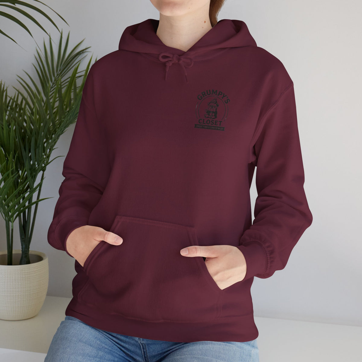 Grumpy's Closet Logo Hoodie | Unisex Graphic Pullover
