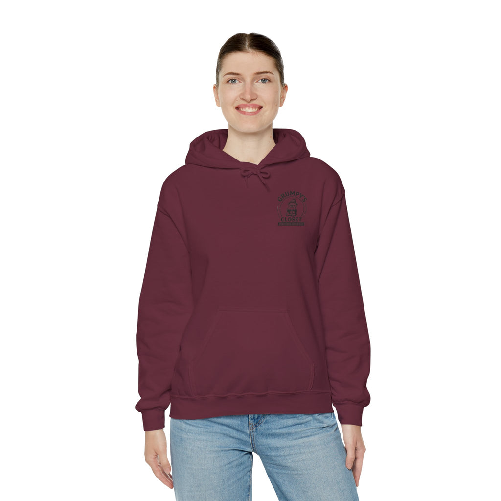 Grumpy's Closet Logo Hoodie | Unisex Graphic Pullover