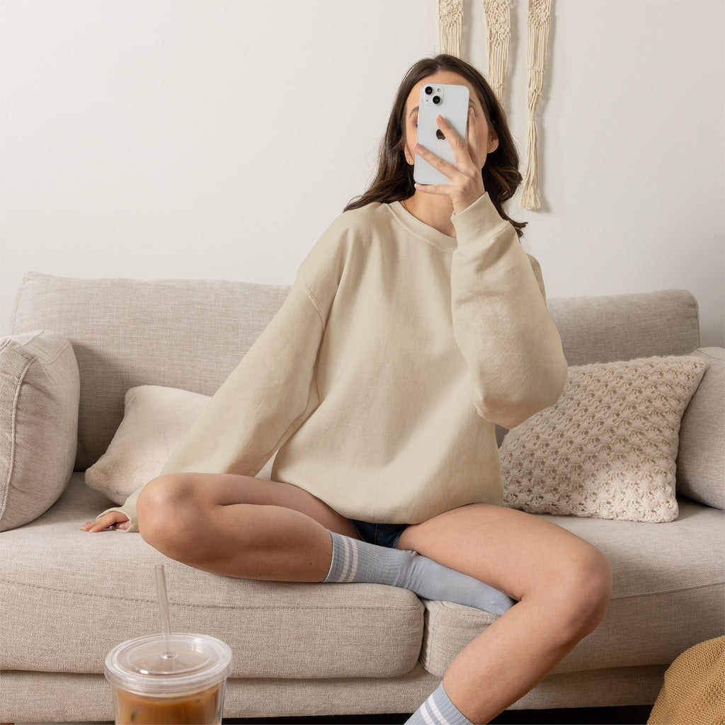 Grumpy’s Closet Crewneck Sweatshirt | Cozy Logo Pullover