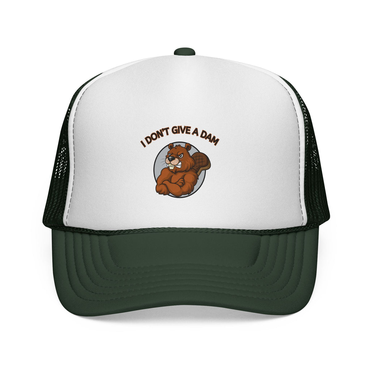 I Don’t Give a Dam Beaver Trucker Cap | Funny Animal Hat