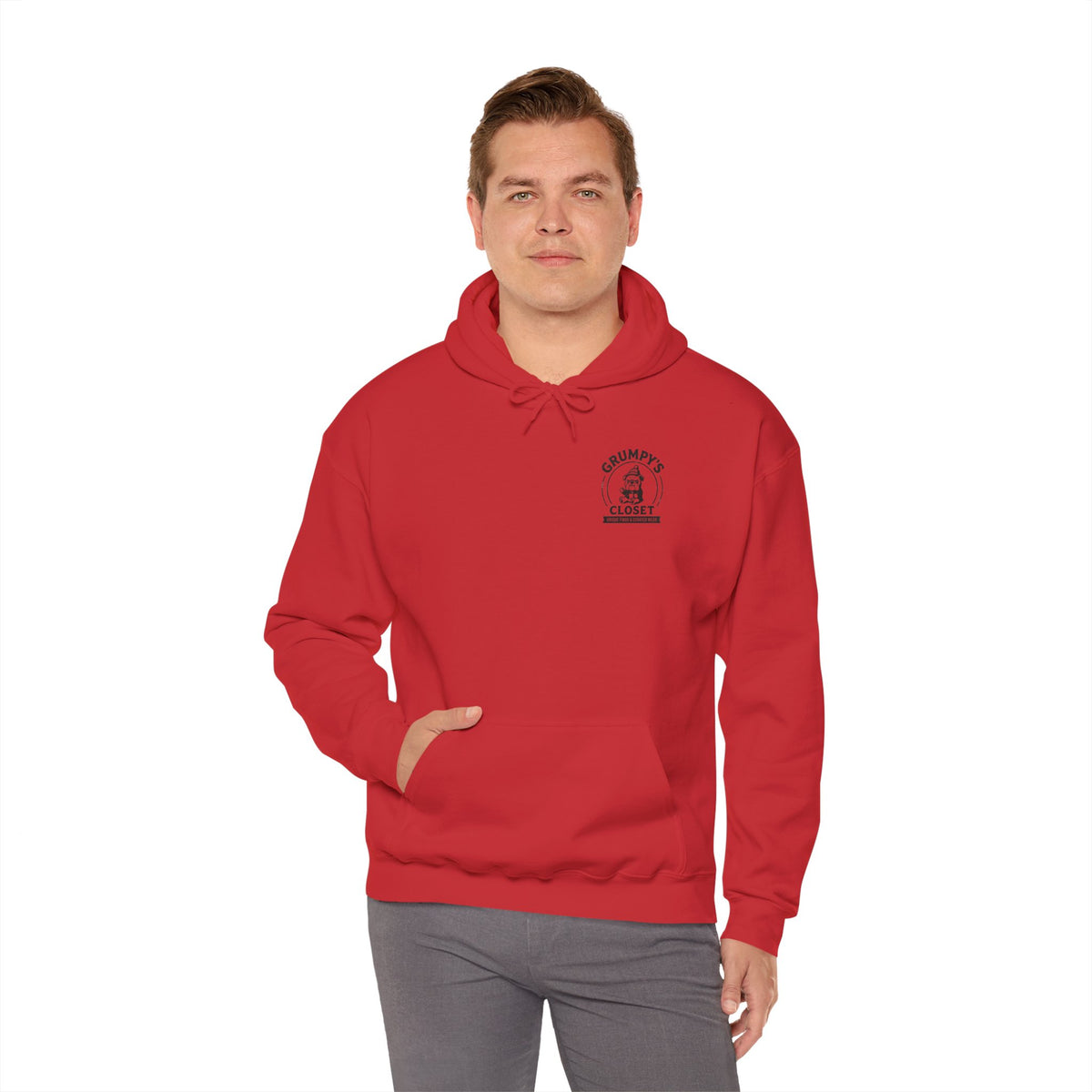 Grumpy's Closet Logo Hoodie | Unisex Graphic Pullover