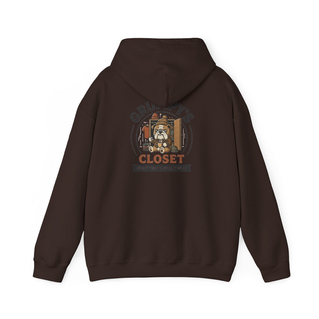 Grumpy's Closet Logo Hoodie | Unisex Graphic Pullover