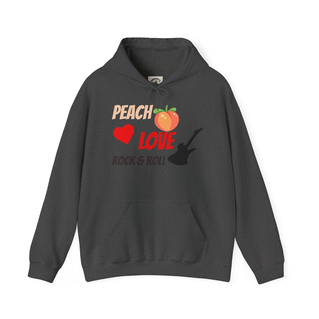 Peach Love Rock & Roll Hoodie | Original Front Logo