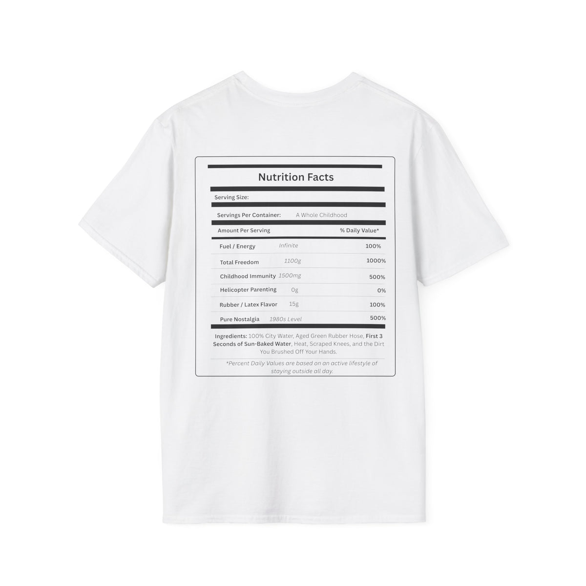 Gen X Raised on Hose Water T-Shirt | Retro Childhood Tee