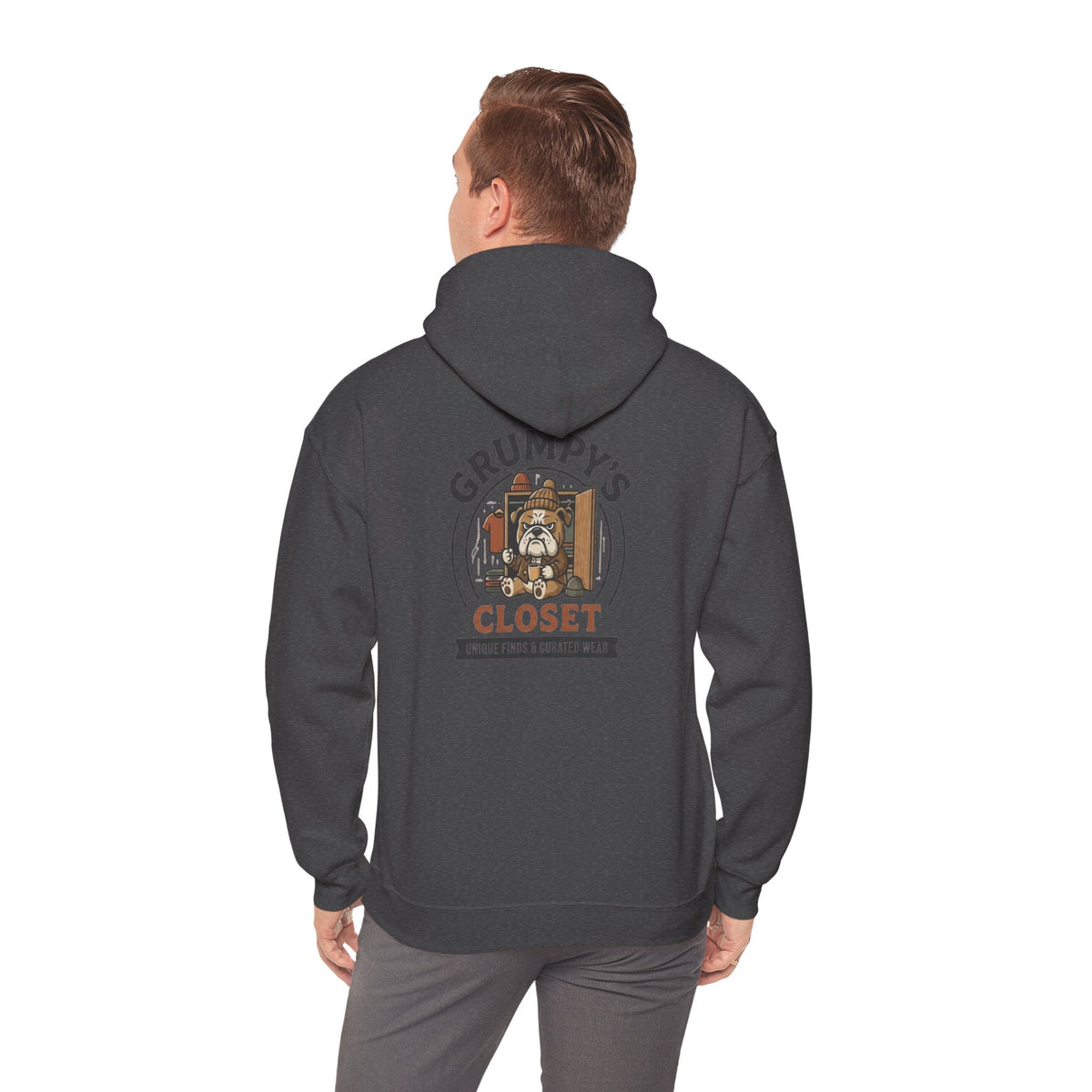 Grumpy's Closet Logo Hoodie | Unisex Graphic Pullover