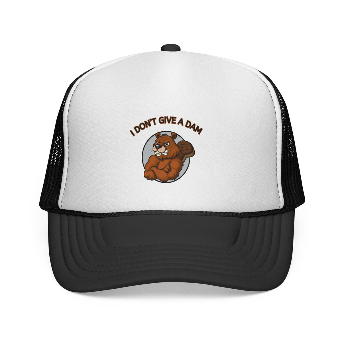 I Don’t Give a Dam Beaver Trucker Cap | Funny Animal Hat