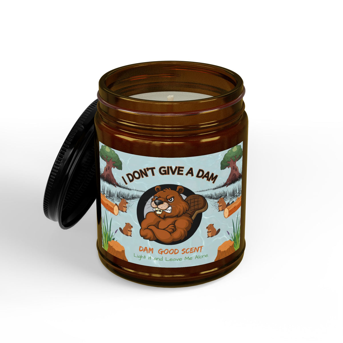 Soy Candle — "I Don’t Give a Dam" Scented Candle (4oz & 9oz)