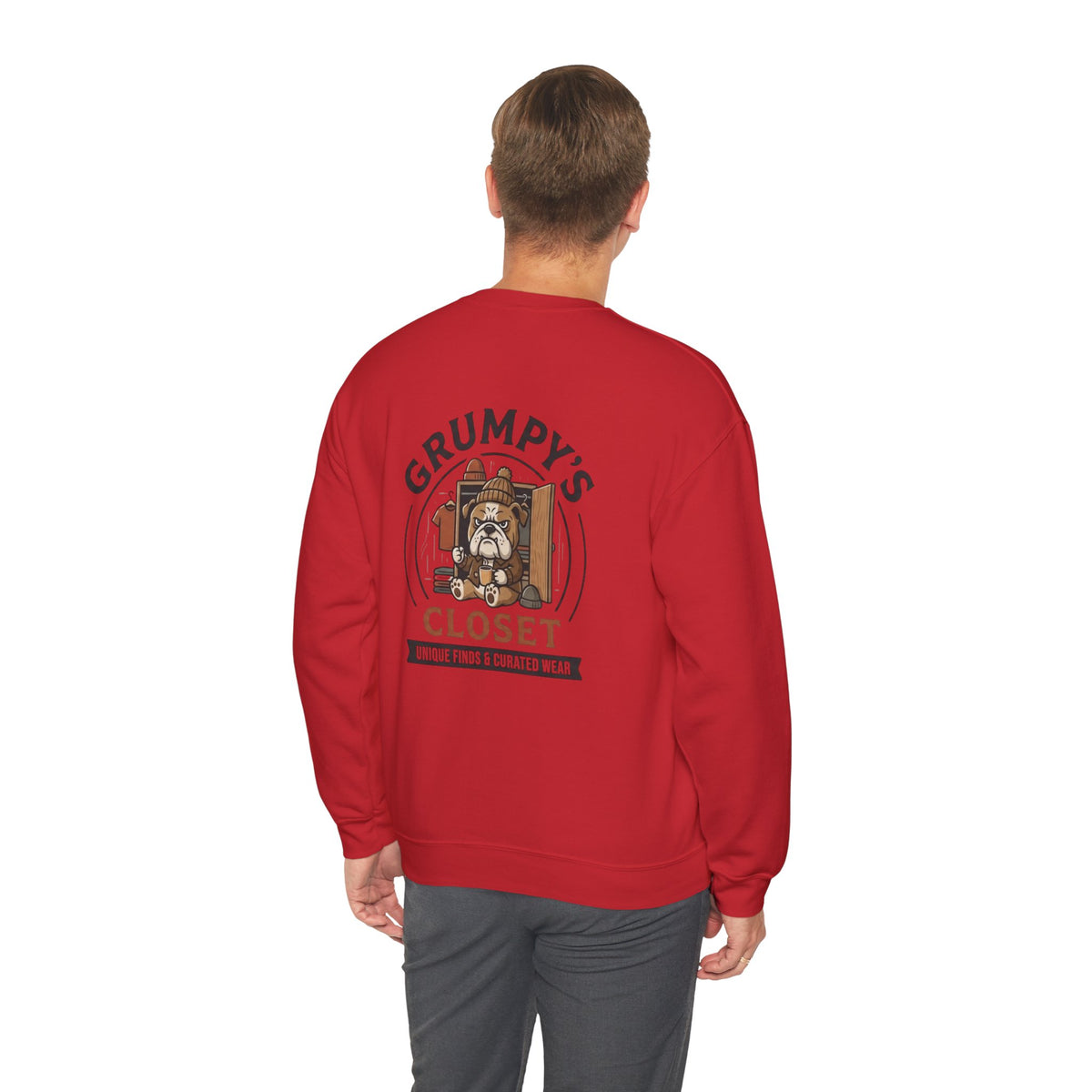 Grumpy’s Closet Crewneck Sweatshirt | Cozy Logo Pullover