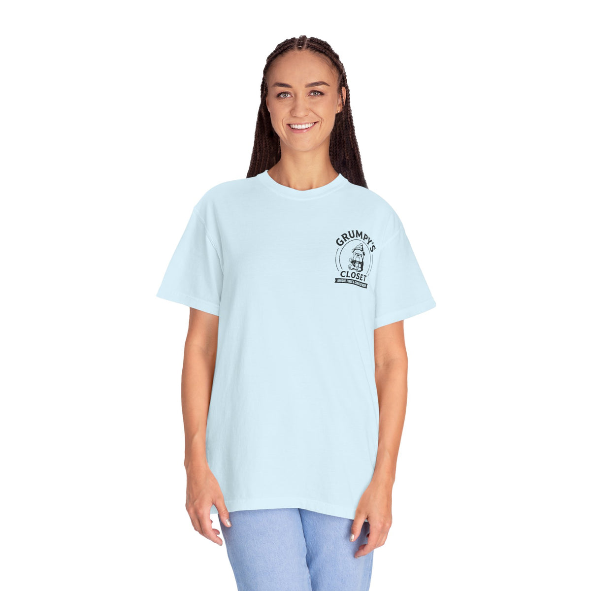 Grumpy’s Closet Bulldog Logo T-Shirt | Garment-Dyed Graphic Tee