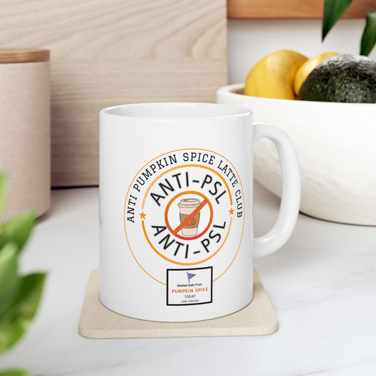 Anti Pumpkin Spice Mug | Classic Logo, Both Sides