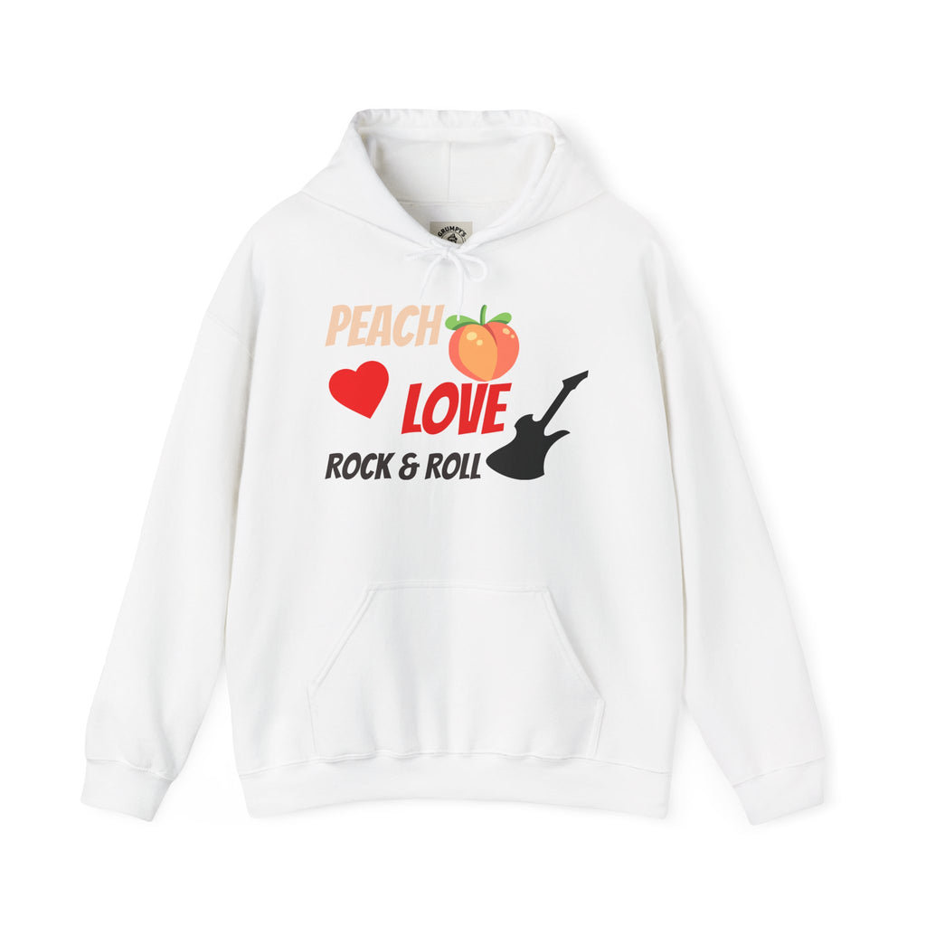 Peach Love Rock & Roll Hoodie | Original Front Logo