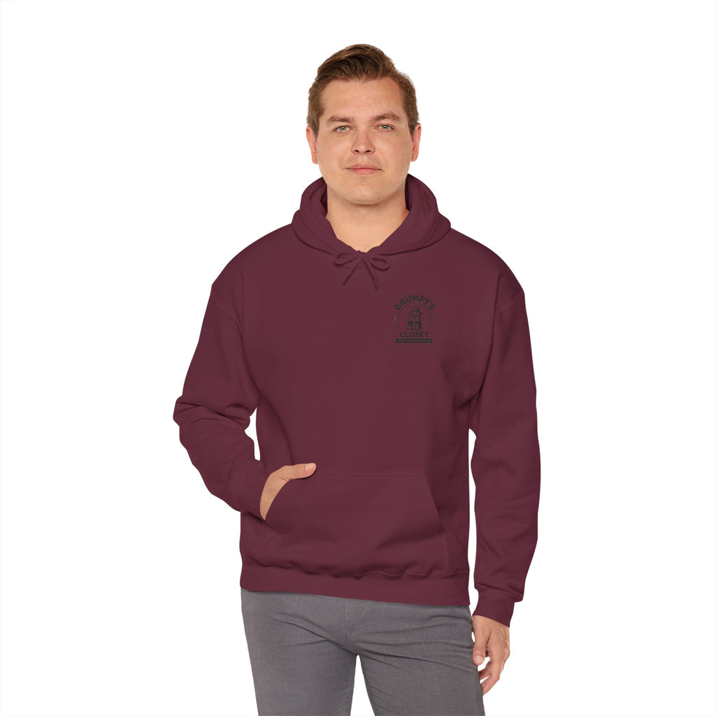 Grumpy's Closet Logo Hoodie | Unisex Graphic Pullover