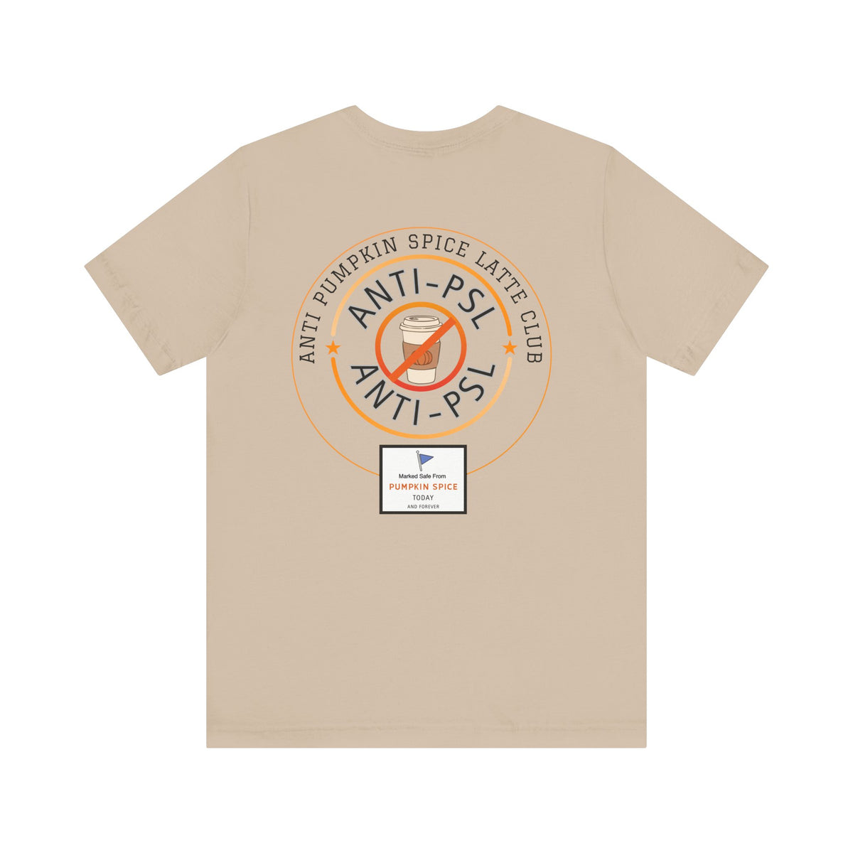 Anti Pumpkin Spice Shirt, Funny Marked Safe Fall Tee, Sarcastic Anti PSL Graphic Tshirt, Comfort Colors 1717 Autumn Holiday Apparel