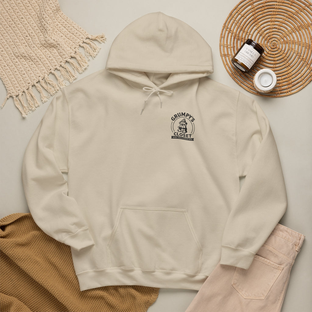 Grumpy's Closet Logo Hoodie | Unisex Graphic Pullover