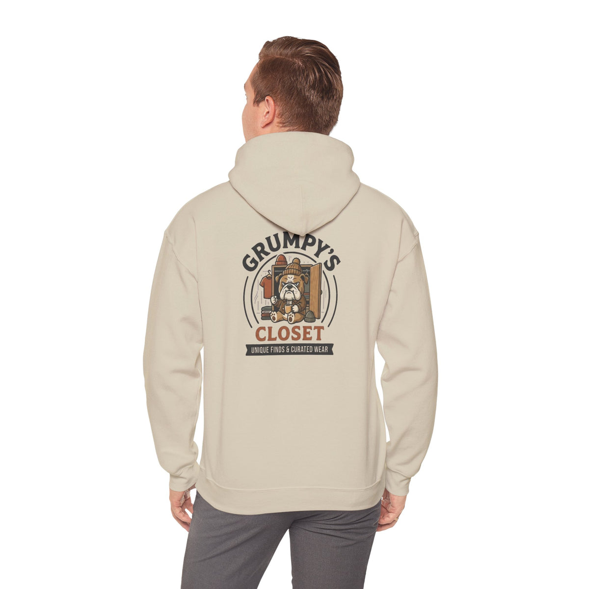 Grumpy's Closet Logo Hoodie | Unisex Graphic Pullover