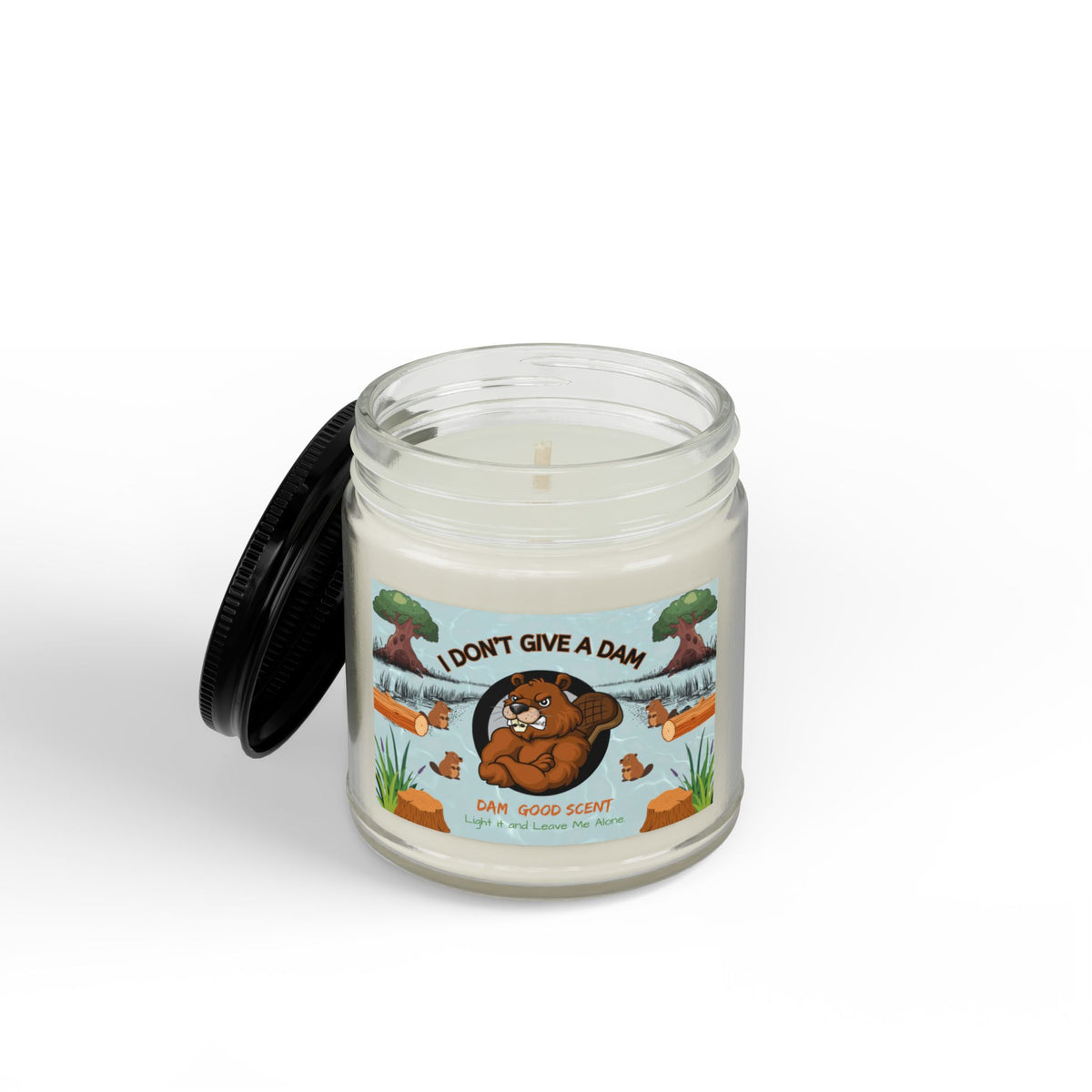 Soy Candle — "I Don’t Give a Dam" Scented Candle (4oz & 9oz)