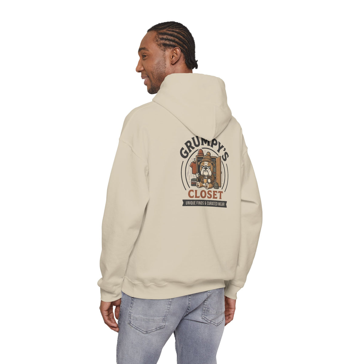Grumpy's Closet Logo Hoodie | Unisex Graphic Pullover