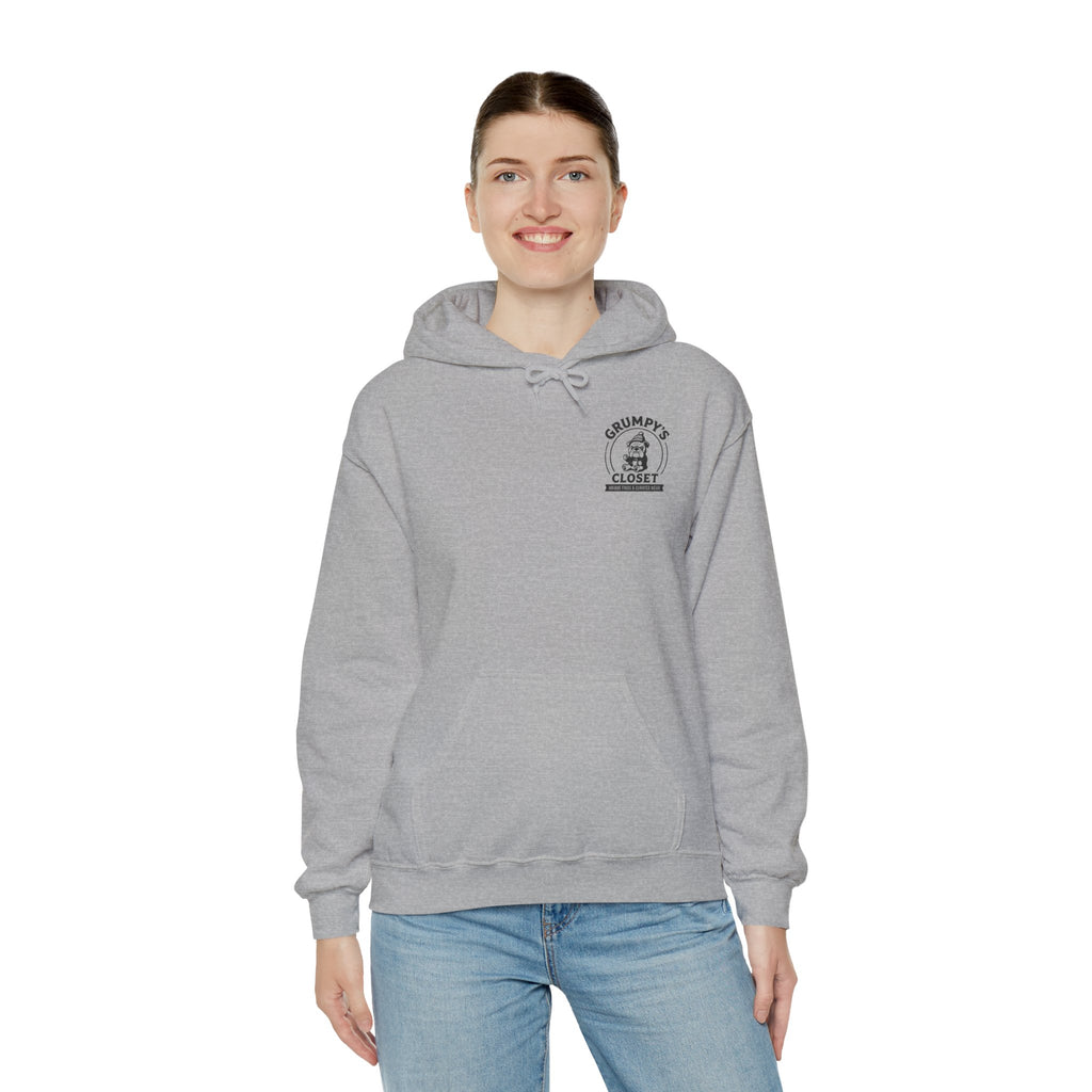 Grumpy's Closet Logo Hoodie | Unisex Graphic Pullover