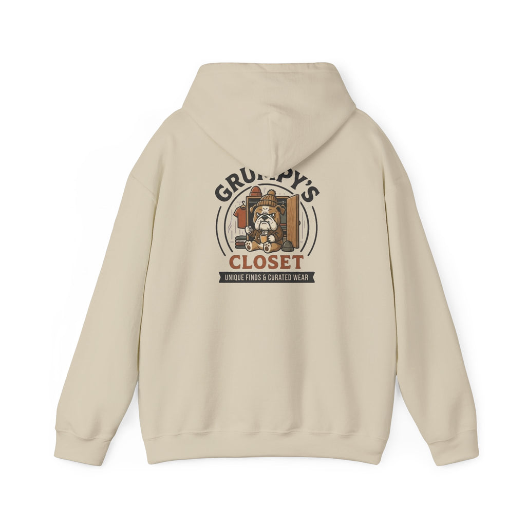 Grumpy's Closet Logo Hoodie | Unisex Graphic Pullover